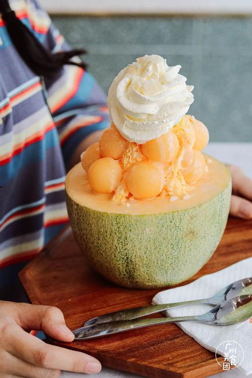 吃蜜瓜冰淇淋,夏日清凉甜蜜新体验